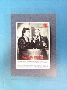 FB66) 1965 Fleer HOGAN'S HEROES #47 DRINK THAT AND BE A BUSHY HAIRED KID AGAIN