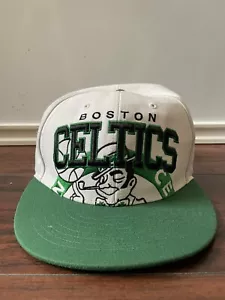Boston Celtics Hardwood Classic Hat '47 brand Snapback- White Leprechaun - Picture 1 of 11