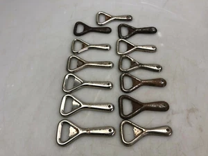 13ax alte Flaschenöffner Kapselheber Metall Werbung Haake Beck Krombacher ua - Picture 1 of 10