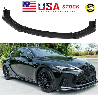 For Lexus IS250 IS350 IS300 Front Bumper Lip Splitter Spoiler Carbon Style Foto 1 de 4
