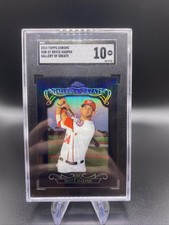 Bryce Harper 2015 Topps Chrome Gallery Of Greats SGC 10 GGR-07