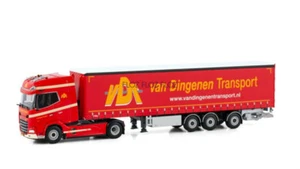 for WSI for DAF XG+ 4X2 CURTAINSIDE TRAILER - 3 AXLE TRANSPORT 1:50 truck model - Picture 1 of 3