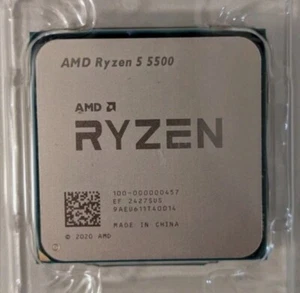 AMD Ryzen 5 5500 6 Core AM4 CPU Twelve-Thread 3.6GHz Processor 65W R5 5500 - Picture 1 of 3