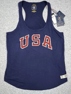 Canotta RALPH LAUREN donna blu navy, 2016 squadra olimpica USA taglia large - Foto 1 di 9