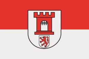 Aufkleber Köln OT Porz Flagge Fahne 8 x 5 cm Autoaufkleber Sticker - Bild 1 von 1