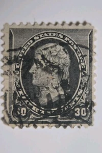 $30 CV US Scott #228 30 Cents Classic US No Triangle Postage Stamp - Picture 1 of 2