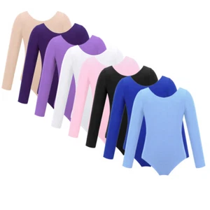 Mädchen Trikot Ballett Bodysuit Gymnastik Overall Ein Stück Activewear Modern - Bild 1 von 84
