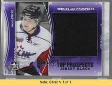 2011 ITG Heroes and Prospects Top Silver Jersey Vault 1/1 David Musil READ 1p0