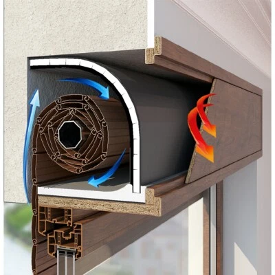 Isolante Cassonetto Avvolgibili Tapparelle Fai da Te  Kit 1 mt Spifferi Aria - Immagine 1 di 4