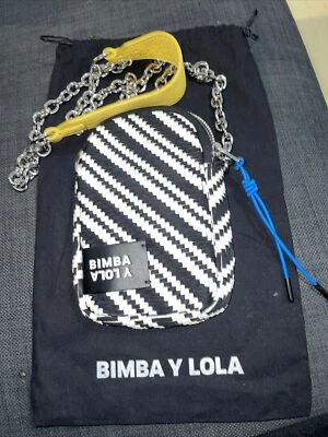 BIMBA & LOLA - Small Black & White  Crossbody Bag - - Image 1 of 4