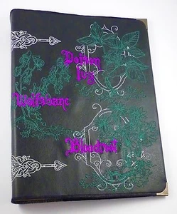 Giftkräuter Kunstleder überzogen Ringbuch/Akte - Wicca/Heidnisch/Hexe - Bild 1 von 3