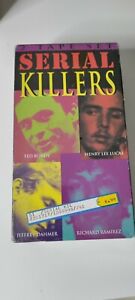 Vintage Serial Killers 2-Tape VHS Ted Bundy Jeffrey Dahmer sealed brand new