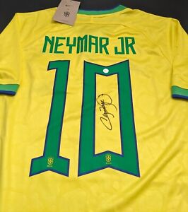 Neymar Jr Brazil Signed Autographed Jersey with COA