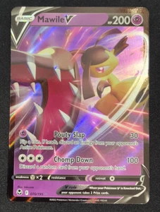 Mawile V 070/195 - Silver Tempest - Ultra Rare Holo Pokemon TCG Card NM - Picture 1 of 2