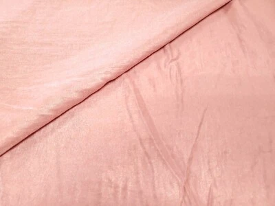 Peach Shimmer Satin  Apparel Fabric Special Occasion   By the Yard   - Image 1 of 2