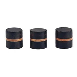 Pack of 3 Wooden Guitars Volume Knobs Dome DIY - Picture 1 of 8