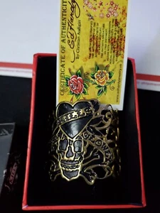 Ed Hardy Mesh Cuff "Love Kills Slowly" - Picture 1 of 1