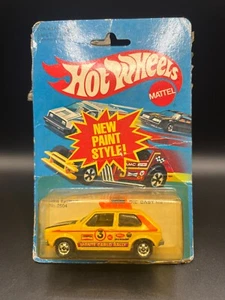 Hot Wheels Vintage Hase Splitter gelb Malaysia MIP auf grober Karte! Bad Blister - Bild 1 von 2