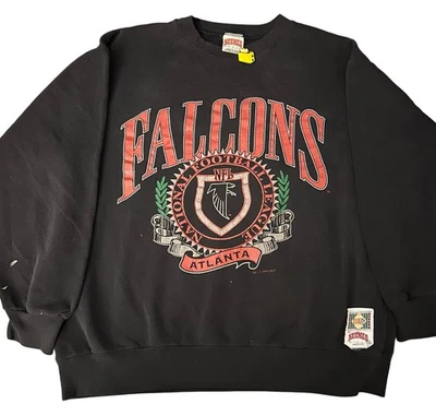 Atlanta Falcons Vintage 1993 L Nuez moscada Cuello Redondo Sudadera NFL Fútbol Deportes Foto 1 de 4
