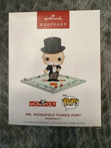 Hallmark Keepsake Mr Monopoly Funko Pop! 2024 Ornament Game Night Christmas - Picture 1 of 6