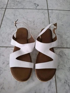 INUOVO Damen Riemchen Sandalen Größe 41 Weiß Plateausohle - Bild 1 von 5