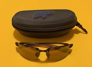 Maui Jim Ho'Okipa Sonnenbrille Schildpatt Gestell rosa polarisierte Gläser R407-10 mit Etui - Bild 1 von 13