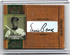 ERNIE BANKS 2004 PLAYOFF PRIME CUT MLB ICONS CERTIFIED AUTOGRAMM #/50 - Bild 1 von 1