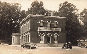 LP20  Belfast Maine Post Office RPPC 1942 Postcard - Picture 1 of 2