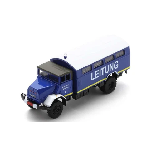 MAN 630 L21AE THW BLUE (DIE CAST) 1:87 Schuco Camion Modellino Nuovo - Immagine 1 di 1