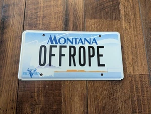 Montana 2000 OFFROPE Off Ripe Big Sky personalizado personalizado matrícula especial - Imagen 1 de 2