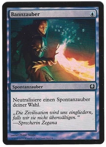FOIL  Bannzauber / Dispel  - RETURN to RAVNICA -  deutsch  (n-mint +)  *Counter* - Bild 1 von 1