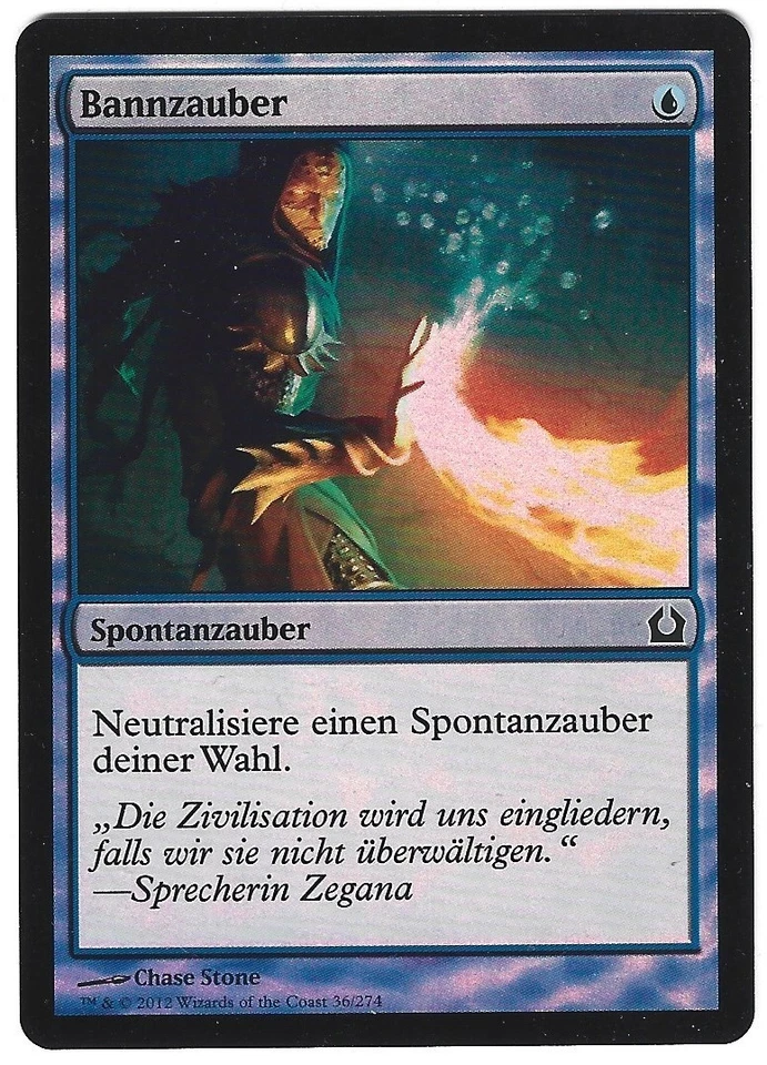 FOIL  Bannzauber / Dispel  - RETURN to RAVNICA -  deutsch  (n-mint +)  *Counter* - Bild 1 von 1