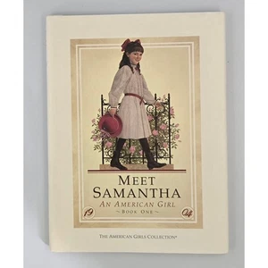 Meet Samantha An American Girl Book One Hardcover Pleasant Company Vintage 1998 - Imagen 1 de 10