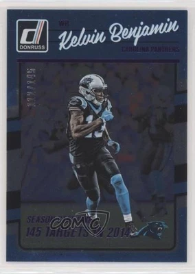 2016 Donruss Stat Line Season /145 Kelvin Benjamin #42 - Image 1 of 2