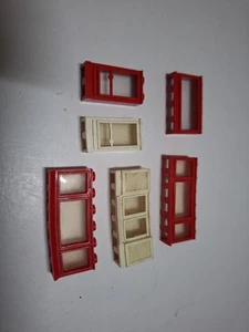 lego alte fenster Und Türen Rot Und Weiß  - Bild 1 von 3