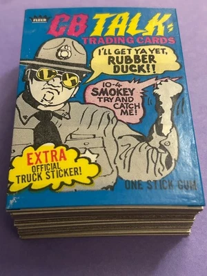 Juego completo de 60 cartas Fleer CB TALK 1977 con envoltorio original vintage Foto 1 de 4
