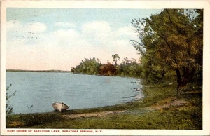 Postcard East Shore Of Saratoga Lake Saratoga Springs New York NY - Picture 1 of 2
