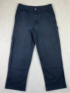 Nike Life Carpenter Pants Men's Size 32 Medium Black Jeans Workwear Stretch - Picture 1 of 14