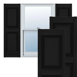 Ekena Millwork Lifetime Vinyl LP2S12X06700BL Standard Two Equal Panel Vinyls,... - Picture 1 of 12