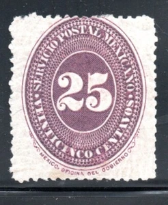 MEXICO, 25 CTS. 1886, MH, CON GOMA Y BISAGRA SUAVE (JUN-119) - Picture 1 of 1