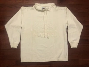 1994 MADE IN THE U.S.A. AUTHENTIC SWEATSHIRT MENS SMALL WHITE VINTAGE 90's e - Picture 1 of 6