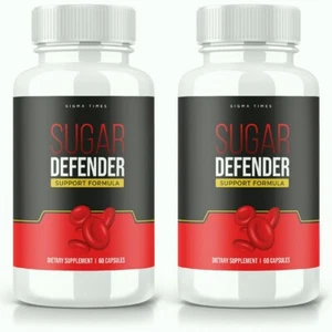 (2 Pack) Sugar Defender Pills to Support Healthy Blood Sugar Levels - Picture 1 of 8