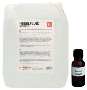 4,00€/l ROOKIE 5 Liter Smoke Fluid Flüssigkeit + Nebelfluid Duftstoff Erdbeere - Bild 1 von 4