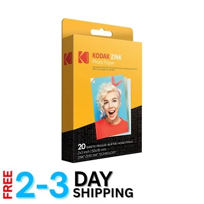 20 Sheets of Zink 2x3  Photo Paper - No Ink Needed, Vibrant Prints - Image 1 of 4