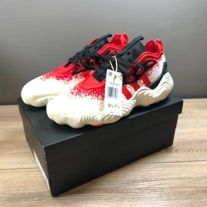 Adidas Trae Young 3 Basketball sportliche Halbschuhe Größe 6,5 weiß/rot IE2704 - Bild 1 von 11