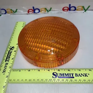 BAADER BROWN 7" Amber Warning Lens SAE W1W2 74 2000R 2000A For School Bus - Picture 1 of 5
