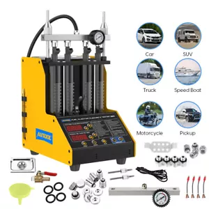 AUTOOL CT150 Fuel Injector Cleaner Tester Ultrasonic Injector Cleaner Cleaning - Foto 1 di 14