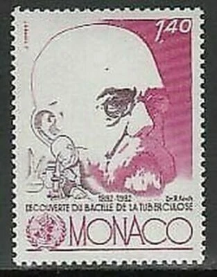 Mônaco 1982 Famous Men & Others 5 Singles MNH  - Imagem 1 de 4