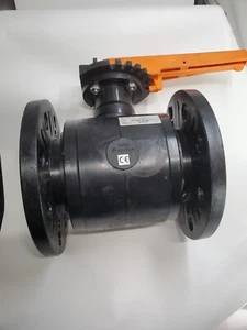 SIMTECH PVC 3"  Flanged Ball Valve PEHD FEP 5277267080 ansi150-dn80 chemical - Picture 1 of 21