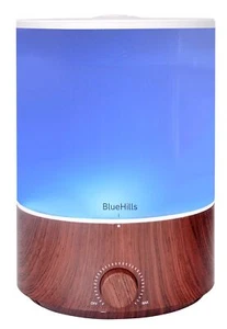 BlueHills 4000 ML Extra Large Essential Oil Diffuser Humidifier- Dark Wood Grain - Picture 1 of 6